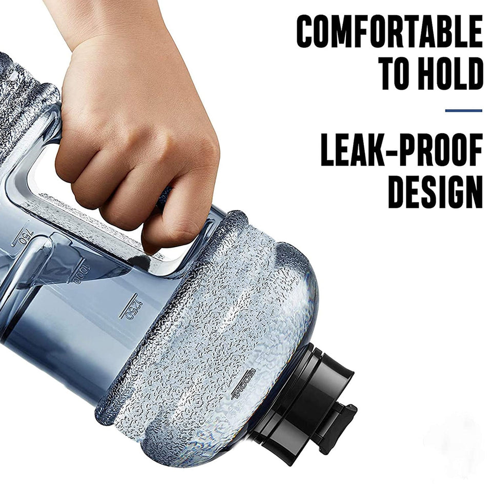 4828 Sports Gym 1.5 Liters Gallon Water Bottle With Mixer And Strainer