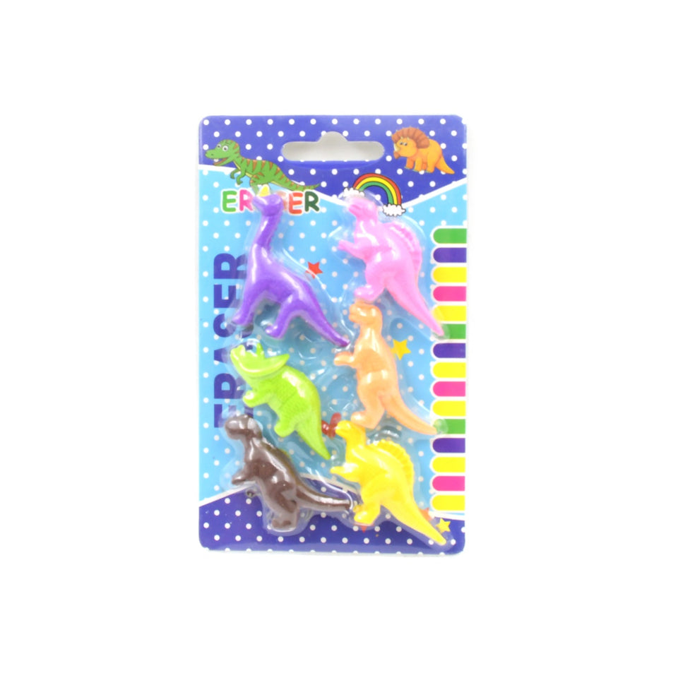 4118 Dinosaur Shaped Erasers Animal Erasers For Kids Dinosaur Erasers Puzzle 3d Eraser Mini Eraser Dinosaur Toys Desk Pets For Students Classroom Prizes Class Rewards Party Favors (6 Pcs Set )