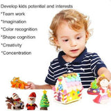 1916 Non-toxic Creative 100 Dough Clay 5 Different Colors (Pack Of 5 Pcs)