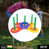 8078 13 Pc Ring Toss Game Widely Used By Childrens And Kids For Playing And Enjoying Purposes And All In All Kinds Of Household And Official Places Etc.