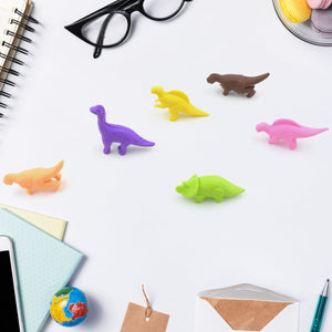 4118 Dinosaur Shaped Erasers Animal Erasers For Kids Dinosaur Erasers Puzzle 3d Eraser Mini Eraser Dinosaur Toys Desk Pets For Students Classroom Prizes Class Rewards Party Favors (6 Pcs Set )